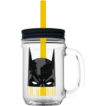 Sklenice Sklenice plastová Batman, 690 ml