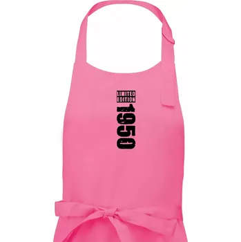 Kuchyňská zástěra Limited edition 1950 pruh - Pánská zástěra na vaření - Univerzální velikost ( Růžová )