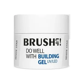 Přípravek na nehty BRUSHUP! Stavební gel White Star 12 g