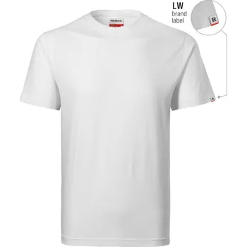 Pánské tričko RIMECK Tričko Recall R07, krátký rukáv, unisex MAL-R07LW15 L Bílá (s labelem)
