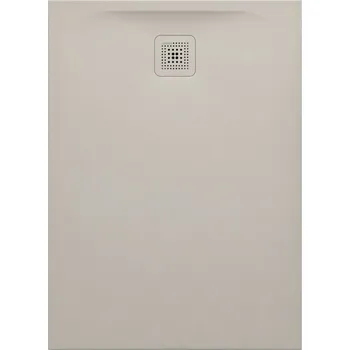 Sprchová vanička Laufen Pro - vanička obdélníková 110x80 s odtokem na kratší straně, Marbond béžová matná H2129541860001