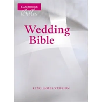 Populárně naučná literatura pro dospělé KJV Wedding Bible KJ13W white French Morocco leather