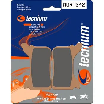 Nářadí na motocykly TECNIUM Racing MX/ATV Brzdové destičky ze slinutého kovu - MOR342 MOR342