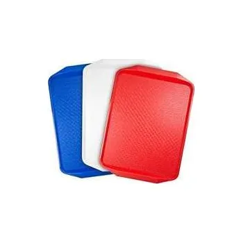 Plastový tác, obdélníkový, 43x28 cm, bílý,rychlé dodání