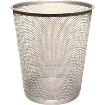 Odpadkový koš Odpadkový koš Q-Connect, drátěný, 18 l, stříbrný