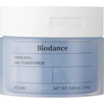 Pleťová maska Biodance - Cera-nol Gel Toner Pads - Gelové hydratační polštářky na obličej - 60 ks / 140g