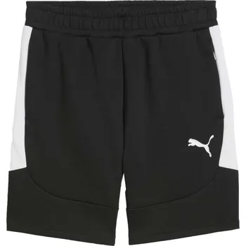 Pánské šortky Puma TEAMEVOSTRIPE SHORTS M Černá, Bílá