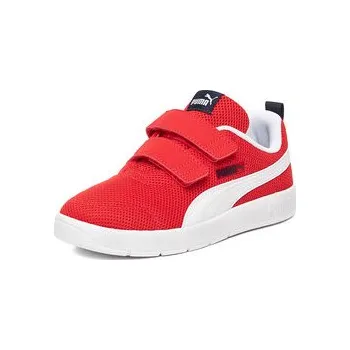 Chlapecké tenisky Sneakersy Puma COURTFLEX V3 MESH PS 39808501 Červená 31