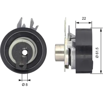Napínací kladka, ozubený řemen GATES T43046