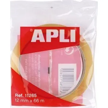 Lepicí páska Lepicí páska, 12mm x 66m, APLI Transparent