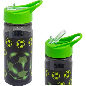 Láhev Astra Plastová láhev s výsuvnou brčkem AquaPure NEO FOOTBALL, 450ml, 511025007