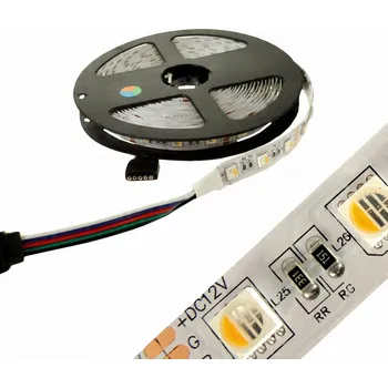 LED osvětlení LED pásek 5050 RGB + teplá bílá 4v1 RGBWW 5m