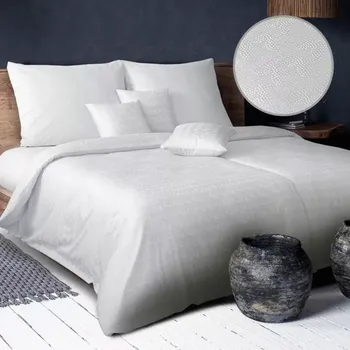 Povlečení Povlečení Veba DIAMANT Iluze slonová kost 140x220cm + 70x90cm