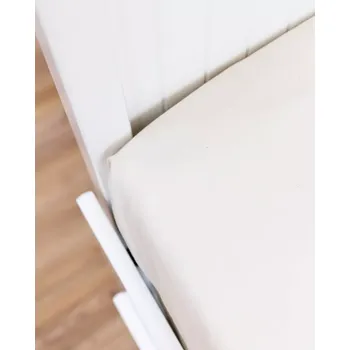 Prostěradlo Dětské prostěradlo na matraci se zipem Nanobavlna® – režná biobavlna 60 x 120 x 8 cm