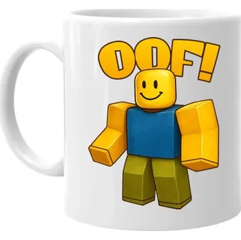 Žertovný předmět Tričkový.cz - Oof - hrnek s potiskem pro fanoušky hry Roblox