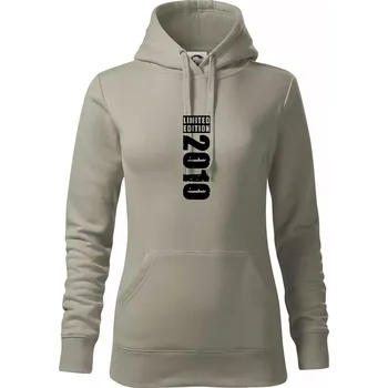 Dámská mikina Limited edition 2010 pruh - Mikina dámská Cape s kapucí - M ( Light khaki )