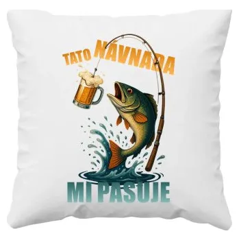 Žertovný předmět Tato návnada mi pasuje v2 - polštář s potiskem- Tričkový.cz