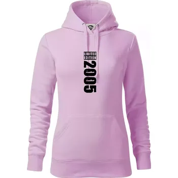 Dámská mikina Limited edition 2005 pruh - Mikina dámská Cape s kapucí - S ( Orchid )