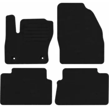 autokoberec Koberce Edecor velurové 4 ks