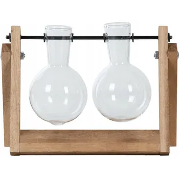 Obraz Váza Esschert Design dřevěná 15 cm