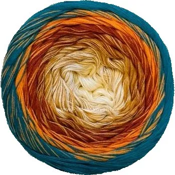 Příze ReTwisst Filars Soft Cake 9013 smetanová, béžová, cihlová, oranžová, petrolejová