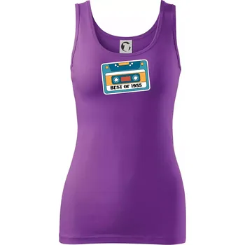 Dámské tričko Narozeniny kazeta Best of 1955 - Dámské tílko - XL ( Fialová )