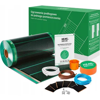 Topná rohož Topná FÓLIE 3 M2 140 W/M2 HEAT DECOR PODLAHOVÉ TOPENÍ