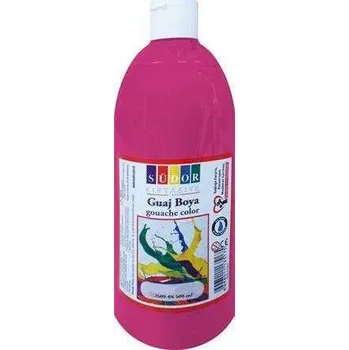 Výtvárné potřeby Temperová barva, růžová, 500ml, Südor,rychlé dodání