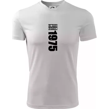 Pánské oblečení Limited edition 1975 pruh - Pánské triko Fantasy sportovní (dresovina) - S ( Bílá )