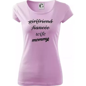 Dámské tričko Partnerské triko nastávající rodiče - Dámské triko Pure - L ( Orchid )
