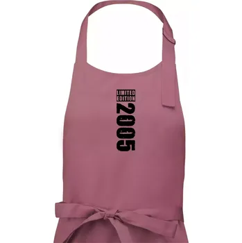 Kuchyňská zástěra Limited edition 2005 pruh - Pánská zástěra na vaření - Univerzální velikost ( Starorůžová )
