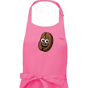 Kuchyňská zástěra Parové triko - Hrnek a káva - Dámská zástěra na vaření - Univerzální velikost ( Růžová )