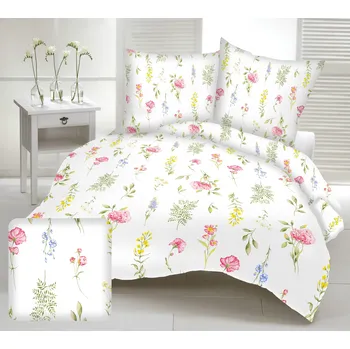 Povlečení Povlečení krepové Rimini TiaHome 1x Polštář 90x70cm, 1x Přikrývka 140x200cm