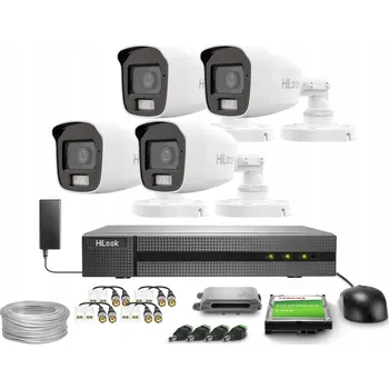 Bezpečnostní kamera Monitorovací sada 4x TVICAM-B2M-20DL 1x SSD-DVR-2MP HiLook by Hikvision