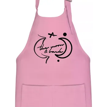 Kuchyňská zástěra The moon and back - Dětská zástěra na vaření - Univerzální velikost ( Růžová )