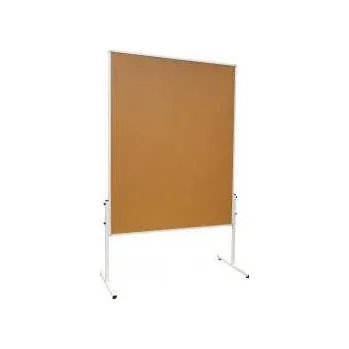 Kancelář Moderační oboustranná tabule korková 120x150cm na kolečkách,rychlé dodání