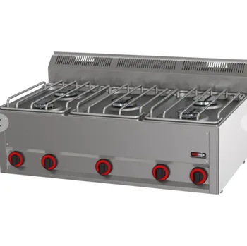 Sporák RM GASTRO Plynový sporák SP 90/5 GL BASIC 5 zón RedFox