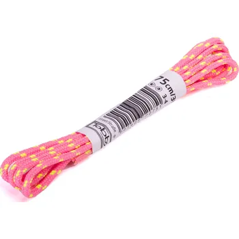 Tkaničky do bot Tkaničky kulaté Tobby SP-20 hotpink-neon yellow 3mm Velikost 75 cm