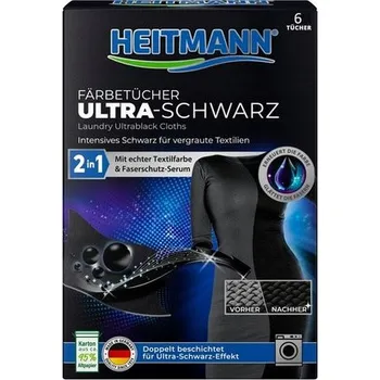 Podlahový mycí stroj HEITMANN Chusteczki przywracające czerń6sztuk