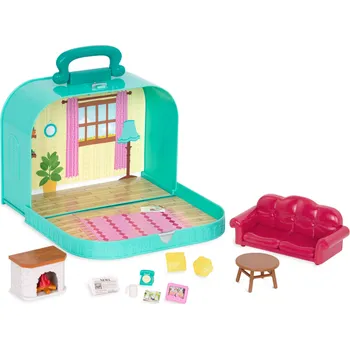 LI'L WOODZEEZ sada v kufříku Obývací pokoj