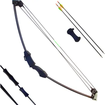 Luk CHL Kladkový luk "SON OF HAWKEYE" černý, s výbavou!