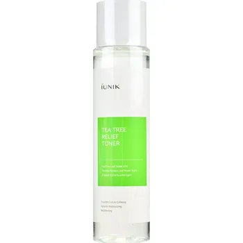 Pleťový krém iUNIK - Tea Tree Relief Toner - Zklidňující tonikum s vodou z čajovníku australského - 200 ml