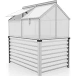 vyvýšený záhon s pařeništěm VITAVIA GAIA JUMBO PC 4 mm stříbrný