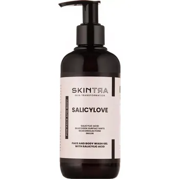 Pleťový krém SkinTra - Salicylove - Čisticí gel na obličej a tělo s kyselinou salicylovou - 250 ml