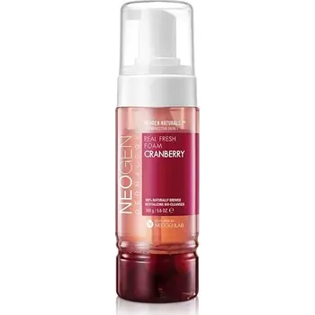 Pleťový krém Neogen - Real Fresh Foam – Cranberry - Čisticí pěna s extraktem z brusinky - 120 ml