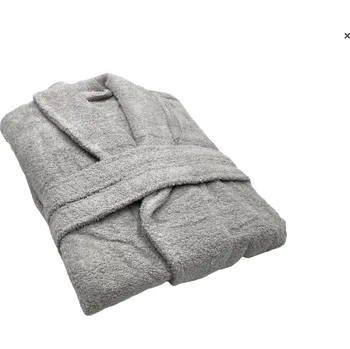 Dámský župan Župan froté s límcem, světle šedý vel. S/M