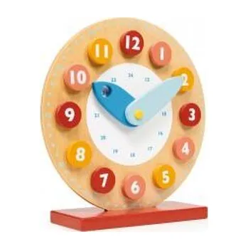 Dřevěná hračka Zegar edukacyjny drewniany