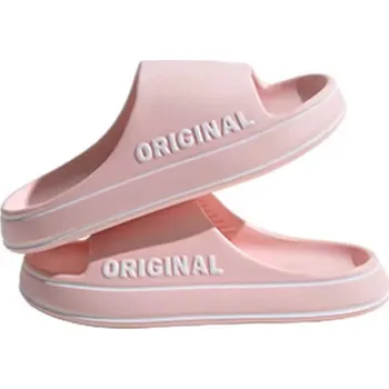 Pánské pantofle Jednobarevné protiskluzové pantofle - plážové (unisex) Barva: světle růžová, Velikost EUR: 42-43