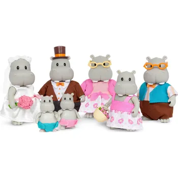 LI'L WOODZEEZ rodina hrochů svatební Pitterpotemus