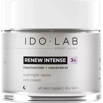 Pleťový krém Ido Lab - Renew Intense - Revitalizační noční krém na obličej - 50ml